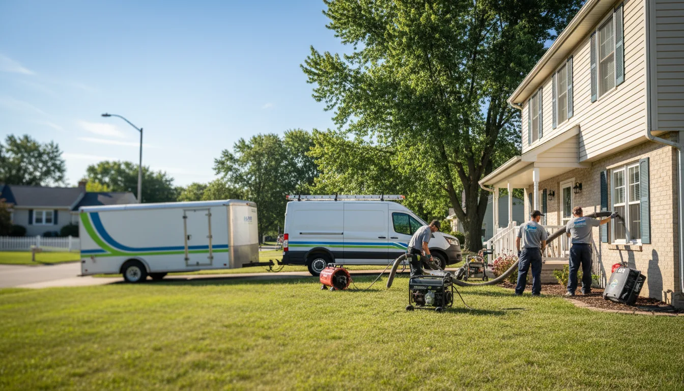 Flooded Basement Restoration And Cleanup With Repair in Christine, ND near me